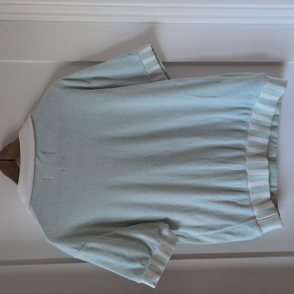 Tombolo Le Sirenuse Mint Half-Zip Cabana Shirt - Unisex Women L, Men M - Picture 12 of 16